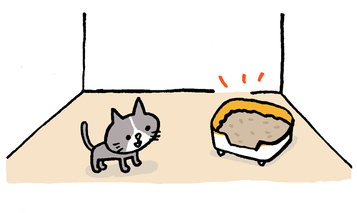 子猫の育て方 トイレのしつけ 獣医師監修 ニャンとも清潔トイレ猫用システムトイレ 花王株式会社