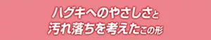 ハグキへのやさしさと汚れ落ちを考えた4,000本の贅沢毛量と先細ヘッド