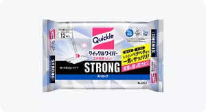 クイックルワイパー 立体吸着ウエットシート ストロング