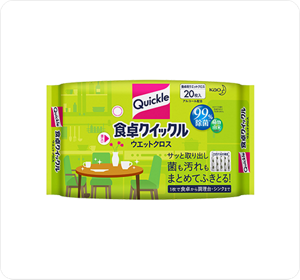 食卓クイックルウエットクロス（ほのかな緑茶の香り）