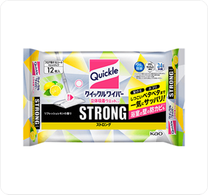 立体吸着ウエットシートSTRONG （リフレッシュレモンの香り）