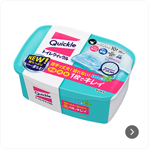 【トイレ除菌】トイレクイックル（ミントの香り）厚手で丈夫なシートでまるごと除菌・消臭