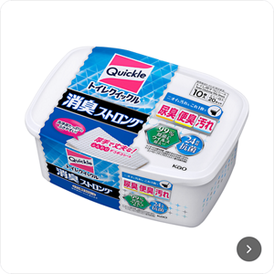 【トイレ除菌】トイレクイックルストロング（消臭ストロング）厚手で丈夫なシートでまるごと除菌・消臭