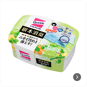 【トイレ除菌】トイレクイックル根本消臭（クリーンシトラスの香り）厚手で丈夫なシートでまるごと除菌・消臭
