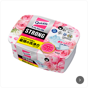 【トイレ除菌】トイレクイックルストロング（プレミアムローズの香り）厚手で丈夫なシートでまるごと除菌・消臭