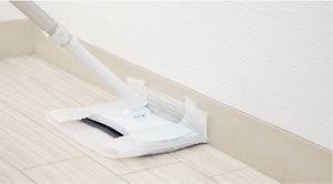 床と壁の境目など狭い隙間にもフィット