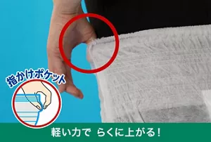 軽い力でらくに上がる！のイメージ図