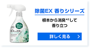 除菌EX 香りシリーズ 根本から消臭*2して香り立つ