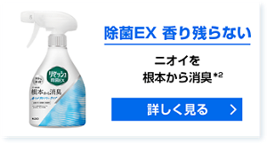 除菌EX 香り残らない ニオイを根本から消臭*2