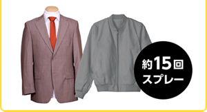 約15回スプレー