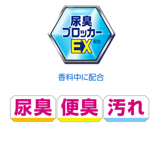 尿臭ブロッカーEX　香料中に配合