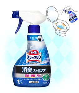 （まとめ）花王 トイレマジックリン消臭・洗浄スプレー 消臭ストロング 業務用 4.5L 1本〔×3セット〕 花王 トイレマジックリン消臭・洗浄スプレー 香り消臭 エレガント