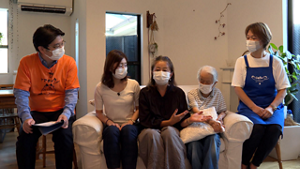 在宅介護の現場で　写真