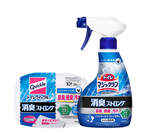 トイレクイックル消臭ストロング・トイレマジックリン 消臭ストロング商品画像