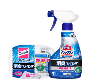 トイレクイックル消臭ストロング・トイレマジックリン 消臭ストロング商品画像