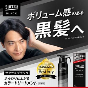 4本セット　サクセスブラック ふんわり仕上がるカラートリートメント白髪ケア ふんわり仕上がるカラートリートメント｜白髪染め｜サクセス