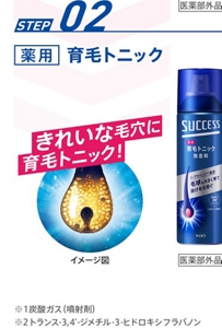 STEP02 薬用育毛トニック　きれいな毛穴に育毛トニック！