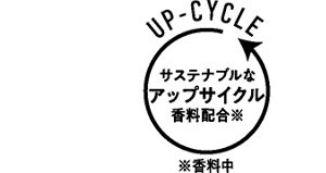 サステナブルなアップサイクル香料配合※　※香料中