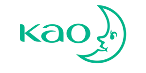  左向きの月と「Kao」の文字が書かれている。
