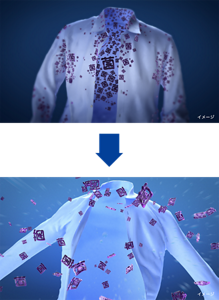 衣服の除菌イメージ