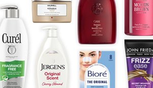 A collage of Kao brand products