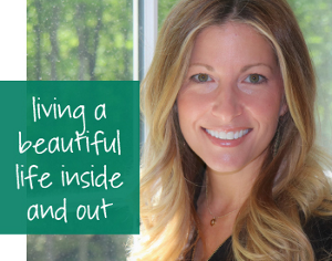 Portrait of KAO employee, Christa, with the words "living a beautiful life inside and out."