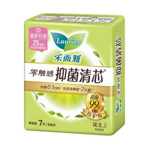乐而雅零触感抑菌清芯（25cm）7p