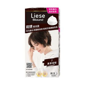 花王泡沫染发剂（黑茶深棕）108ml