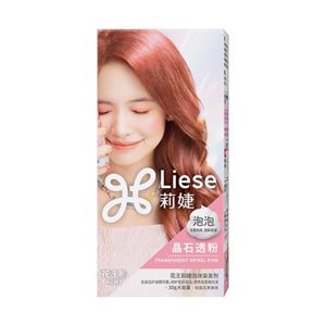 花王莉婕泡沫染发剂（晶石透粉）130ml