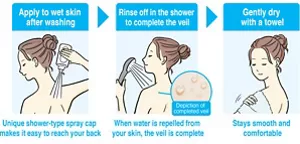 How to use Bioré Zero Sweat Care Lotion for Bathing