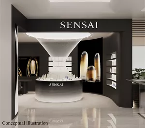 SENSAI flagship store exterior at Plaza Indonesia, Jakarta