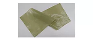 A photo of a prototype of recycled film with modified resin.