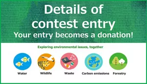 Image ‘Here is entry details, your entry becomes a donation!'