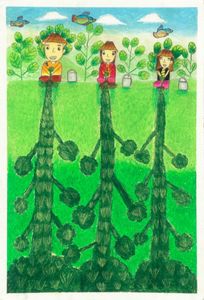 How to draw Save Tree Save Earth, Environment Day Scenery Drawing, Poster  drawing - YouTube