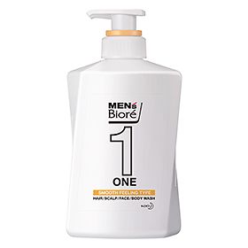 MEN's Biore ONE 髮顏體 全效洗淨乳 - 保濕柚香 480ml