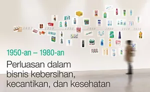 1950-an - 1980-an Perluasan dalam bisnis kebersihan, kecantikan, dan kesehatan