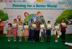 Kao Indonesia Kao Indonesia Ajak Anak Indonesia Ungkapkan Harapan Dunia Yang Lebih Baik Melalui Lukisan