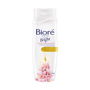 Biore Bright Body Foam Lovely Sakura Scent 220ml Bottle
