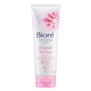 Biore Skin Caring Facial Foam Bright and Oil Clear 100g
