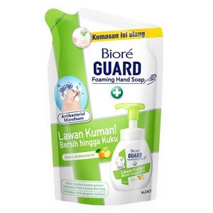 Biore GUARD Foaming Hand Soap Fresh Antibacterial 250ml Pouch