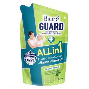 Biore GUARD All-in-1 Hygienic Refresh 400ml Refill Pouch