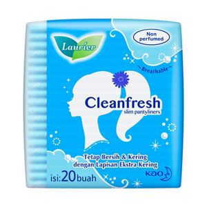 Laurier Pantyliner Cleanfresh Non Perfume 20