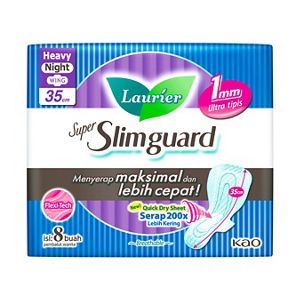 Laurier Super Slimguard Night 35cm - 8s