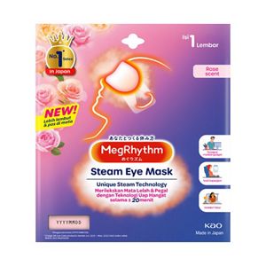 MegRhythm Steam Eye Mask Rose Sachet (1 pcs)