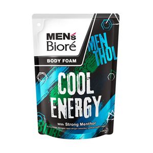 Men's Biore Body Foam Cool Energy Pouch