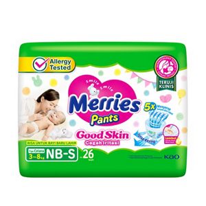 Merries Pants Good Skin NB-S 26