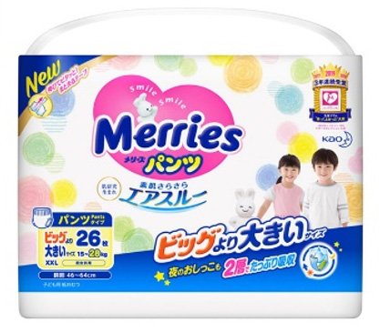 花王 | 2020年10月改良新発売の「メリーズパンツ」が「ビッグより 