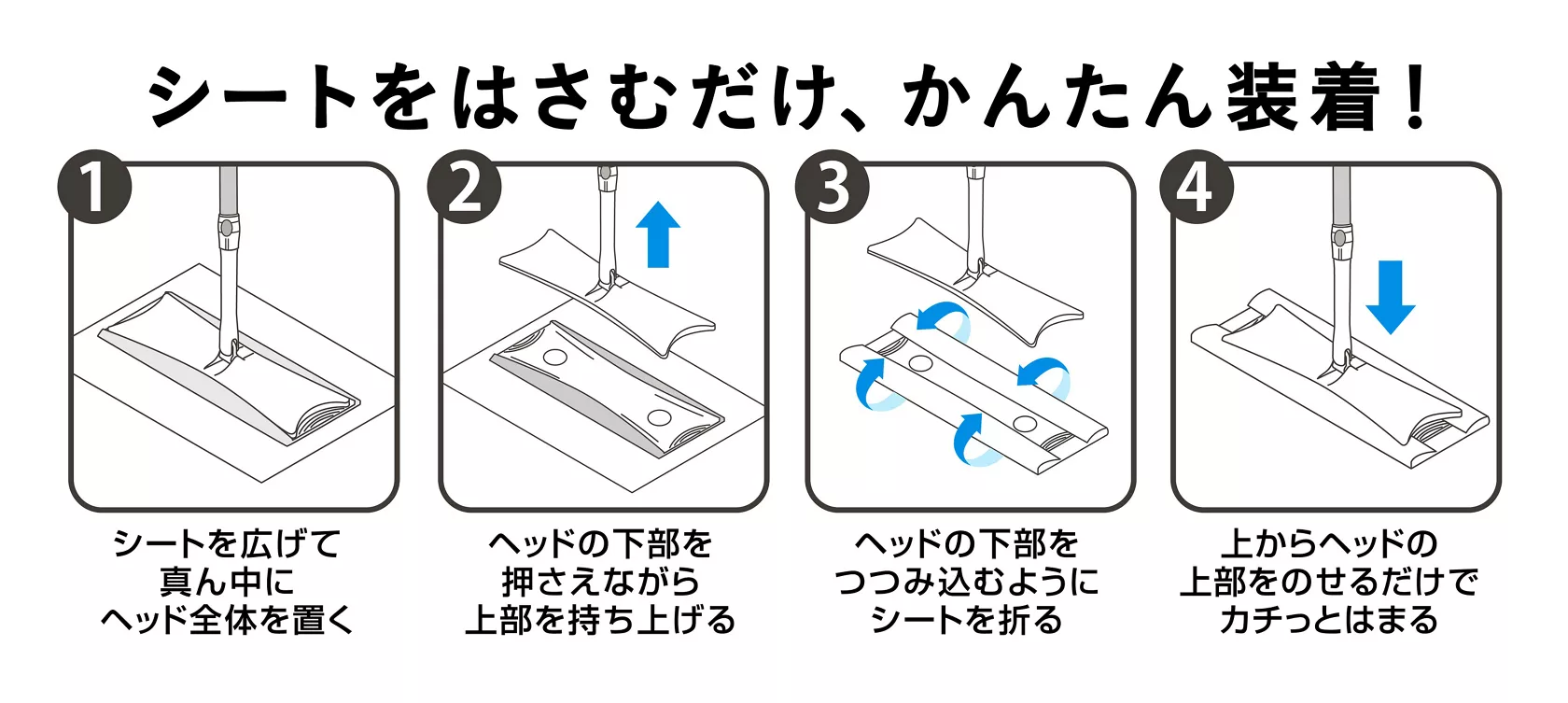 クイック ル ワイパー 使い方