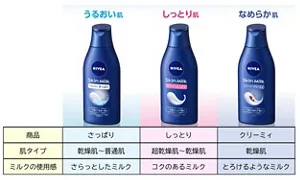 スキンミルクシリーズ 3種類の画像
