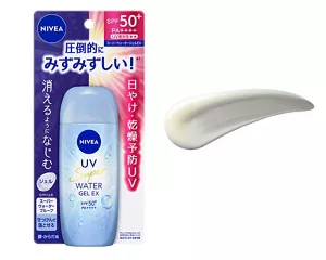 ニベアＵＶ ウォータージェルＥＸのパッケージと剤画像
